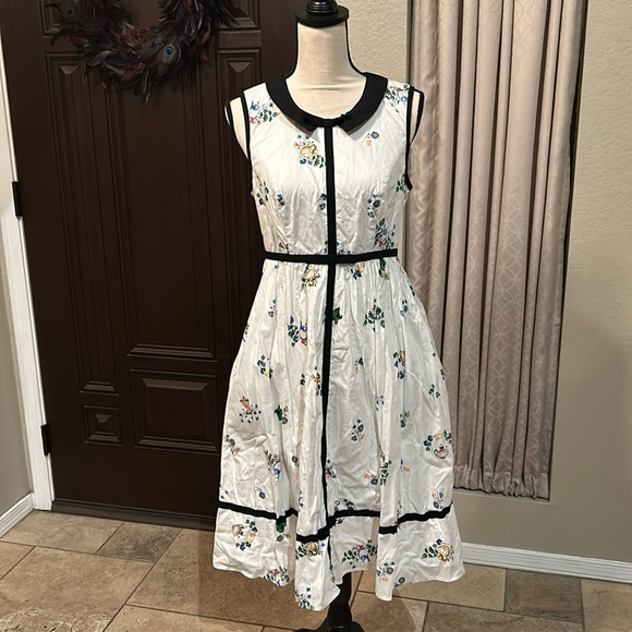 Disney Alice In Wonderland Tea Time A Line Dress - Picture 3 of 8